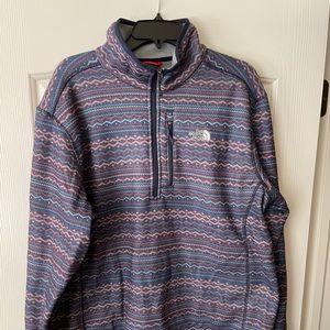 NORTH FACE MEN’S QUARTER-ZIP FLEECE XL - LIKE NEW